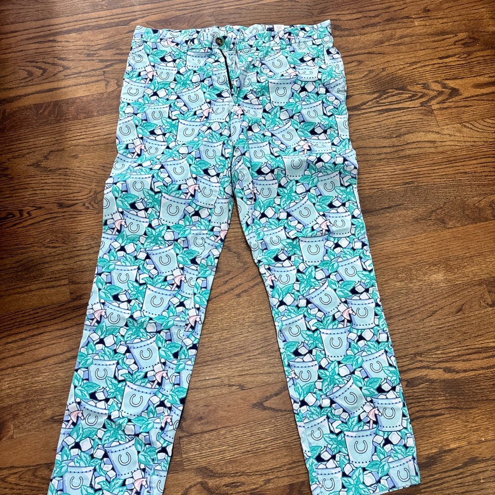 Vineyard Vines Pants  Breaker  Kentucky Derby Collection Men's Size 34 X 32
